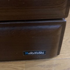 マルヨシ民芸家具　木製4段チェストの画像