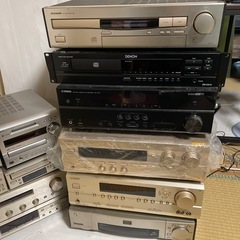 CDデッキ　CDプレイヤー　MDプレイヤー　動作未確認ジャンクまとめ売り　商品説明に型番一覧　業者向けの画像