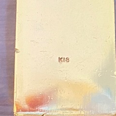 【K18刻印】トップネックレス　ゴールドの画像