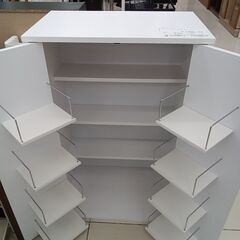 ★リユースのサカイ日立店★HJ8095  収納棚 ホワイト H93×D37.5×W59.5 クリーニング済み の画像