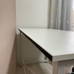 パソコンデスク 120cm幅 奥行60cm 平机 ワークデスク テーブル 長机 ※10/24午前までのお渡しの画像