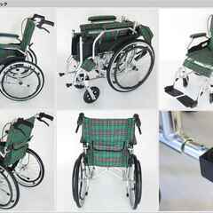 ◆新品未使用◆アルミ製軽量車いす◆ノーパンクタイヤ◆の画像