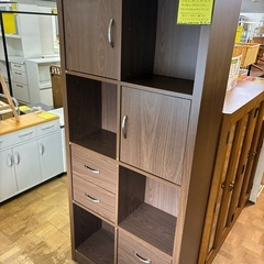 【ジャングルジャングル深井店】★本棚 茶 ブラウン 収納家具 ブックシェルフ 堺市（中区 堺区 東区 西区 南区 北区）和泉市 河内長野市 富田林市 松原市 狭山市 深井 【FU2795】の画像