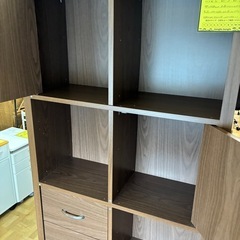 【ジャングルジャングル深井店】★本棚 茶 ブラウン 収納家具 ブックシェルフ 堺市（中区 堺区 東区 西区 南区 北区）和泉市 河内長野市 富田林市 松原市 狭山市 深井 【FU2795】の画像
