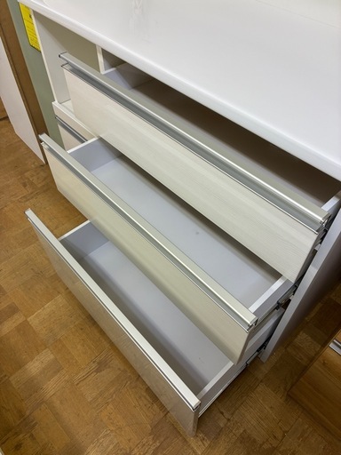 【ジャングルジャングル深井店】★システムキッチンボード 白 ホワイト 収納家具 キッチン家具 家具 堺市（中区 堺区 東区 西区 南区