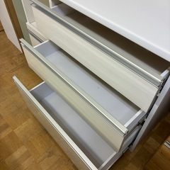 【ジャングルジャングル深井店】★システムキッチンボード 白 ホワイト 収納家具 キッチン家具 家具 堺市（中区 堺区 東区 西区 南区 北区）和泉市 河内長野市 富田林市 松原市 狭山市 深井 【FU2797】の画像