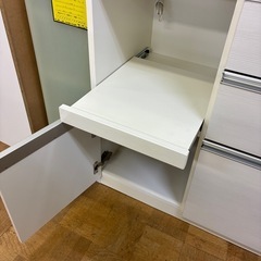 【ジャングルジャングル深井店】★システムキッチンボード 白 ホワイト 収納家具 キッチン家具 家具 堺市（中区 堺区 東区 西区 南区 北区）和泉市 河内長野市 富田林市 松原市 狭山市 深井 【FU2797】の画像