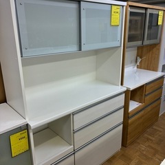 【ジャングルジャングル深井店】★システムキッチンボード 白 ホワイト 収納家具 キッチン家具 家具 堺市（中区 堺区 東区 西区 南区 北区）和泉市 河内長野市 富田林市 松原市 狭山市 深井 【FU2797】の画像