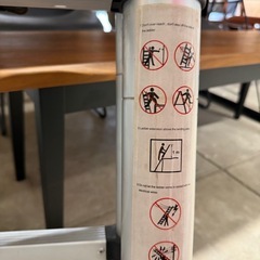 伸縮はしご　脚立の画像