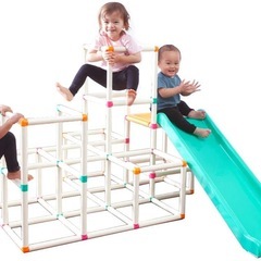 ピープル 白いわんぱくジム 室内遊具　ジャングルジムの画像