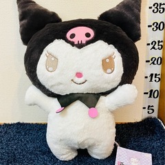 #未使用#クロミ#だっこだっこ！#超BIGぬいぐるみ#Kuromi#サンリオ#Sanrio#ぬいぐるみ#クレーンゲーム#UFOキャッチャー#景品#大きい#ビッグ#ラウンド1#10月の画像