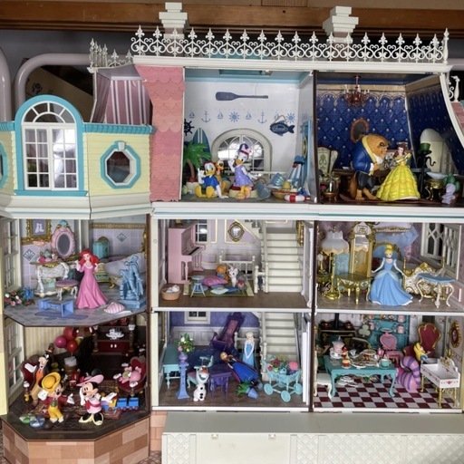●【定価30万】ディズニー　ドールハウス　アシェット　アシェットジャパン　プレミアム購読　完成品　ミッキー　プリンセス