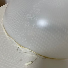 照明機器  ペンダントライト 花柄  蛍光灯 紐スイッチの画像