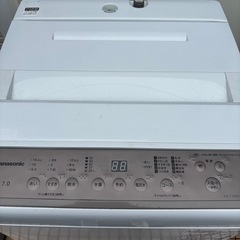 F 2022年製 まあまあ美品 Panasonic 全自動電気洗濯機 7kg NA‐F70PB15 槽洗浄 槽乾燥 の画像