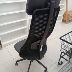 ★リユースのサカイ日立店★HJ8091 IKEA オフィスチェア グレー H121×D50×W51 クリーニング済み の画像