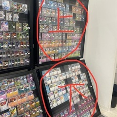 美品！！新品購入。2年ほどの使用。上下セット　一台　トレーディングカード用ショーケースの画像