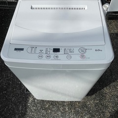 ヤマダ 洗濯機 6.0kg YWM-T60H1 2021年製の画像