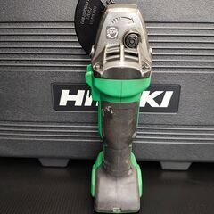 【中古】HIKOKI　コードレスディスクグラインダ　G3610DA(NN)　ケース、ハンドル、スパナ、取扱説明書付き【ハンズクラフト熊本けやき通り店】【店頭取引限定】の画像