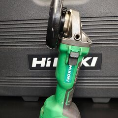 【中古】HIKOKI　コードレスディスクグラインダ　G3610DA(NN)　ケース、ハンドル、スパナ、取扱説明書付き【ハンズクラフト熊本けやき通り店】【店頭取引限定】の画像