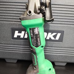 【中古】HIKOKI　コードレスディスクグラインダ　G3610DA(NN)　ケース、ハンドル、スパナ、取扱説明書付き【ハンズクラフト熊本けやき通り店】【店頭取引限定】の画像