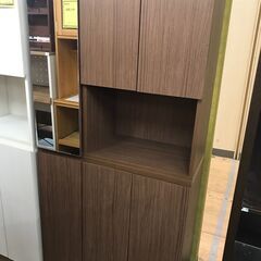 【ジャングルジャングル広陵店】家具　3枚扉　シューズボックス　ブラウン【ジモティー特別価格！！】の画像