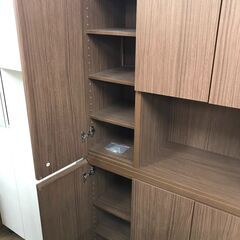 【ジャングルジャングル広陵店】家具　3枚扉　シューズボックス　ブラウン【ジモティー特別価格！！】の画像