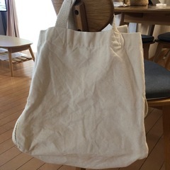 無印良品　2way キャンパス　トートバッグの画像
