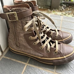 24.5　converseコンバースハイカットシューズの画像