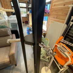 【ハンガーラック】【コートハンガー】【サビ有】クリーニング済み【管理番号31022】野の画像