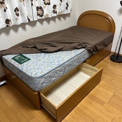 シングルベッドの画像