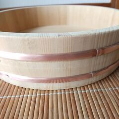 寿司桶　木製の画像