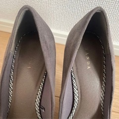 RANDA パンプス スエード ヒールの画像
