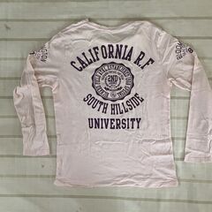 The L.A.MART製　長袖Ｔシャツ　メンズ：Ｌ　ピンク色の画像