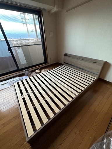 RASIK(ラシク)ダブルベッド 140cm・引き取り限定