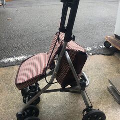 JM20371S)シルバーカート 幅：約32cm 高さ：約80cm  奥行：約50cm 中古品【取りに来られる方限定】の画像
