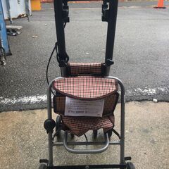 JM20371S)シルバーカート 幅：約32cm 高さ：約80cm  奥行：約50cm 中古品【取りに来られる方限定】の画像