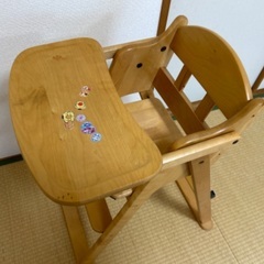 ベビー、キッズチェア(木製)の画像