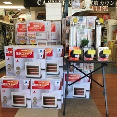 ジモティ割引有★【ジャングルジャングル岸和田店】テクノス ミニセラミックファンヒーター TS-301　南大阪 岸和田市 貝塚市 泉佐野市 和泉市 忠岡町 熊取町の画像