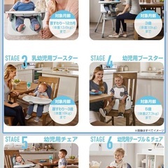 グレコ　フロアツーテーブル　ベビーチェア　ハイチェアの画像