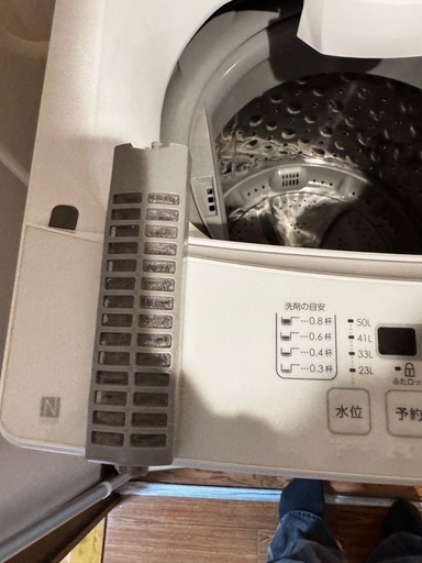 ニトリ 全自動洗濯機6㎏ 2022年 NTR60 ホワイト