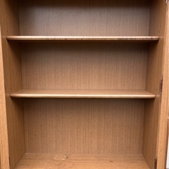 アンティーク調書棚　収納家具　昭和レトロ　の画像