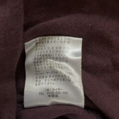 商談中　x'tyle 製　長袖Ｔシャツ　メンズ：ＸＬ（ＬＬ）　パープル色の画像