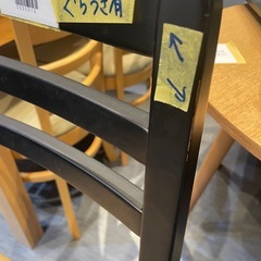 【チェア】在庫2点【ベージュ】※グラつき有※多少のダメージ有★クリーニング済み【管理番号31022】野の画像