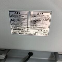 【ジャングルジャングル和歌山店】【Wa3112】電気ストーブ テクノス  ＥＳ－Ｋ７３０  ２０２３年製  家電 冬物  リユースショップ リサイクルショップ  和歌山市 岩出市 海南市 岬町 和歌山 大阪の画像