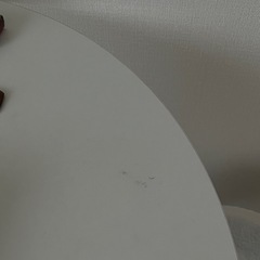 ホワイト 丸テーブル 80cmの画像