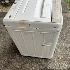 確定　Panasonic 洗濯機　6kg 2017年製の画像