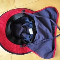 キッズ帽子　日除けつき　51-53cmの画像