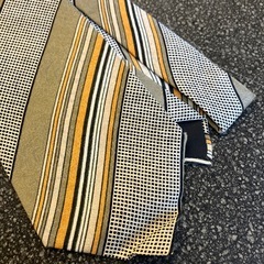 サ2510-295 Armour Tie ネクタイ マルチカラー グレー系 使用感有りの画像