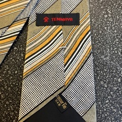 サ2510-295 Armour Tie ネクタイ マルチカラー グレー系 使用感有りの画像