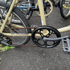 J3100【リユースのサカイ柏店】　ON15 20インチ　軽快自転車　６段変速　クリーム　★店頭にて試乗可★ 簡易クリーニング済　　 中古自転車 　流山市  松戸市 我孫子市 鎌ヶ谷市 船橋市 守谷市 取手市　の画像